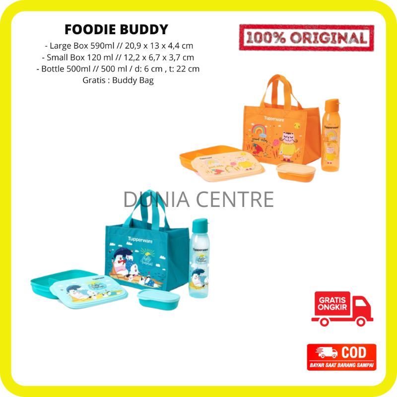 PROMO TUPPERWARE TEPAK MAKAN FOODIE BUDDY NEW ORIGINAL