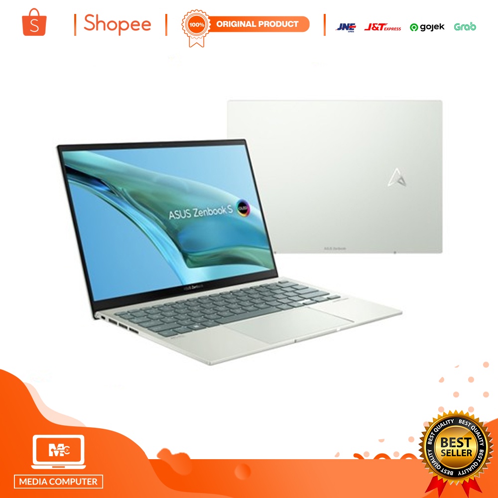 ASUS ZenBook S UM5302TA OLEDS718 Ryzen 7 6800U 16GB 1TB W11 OHS Aqua