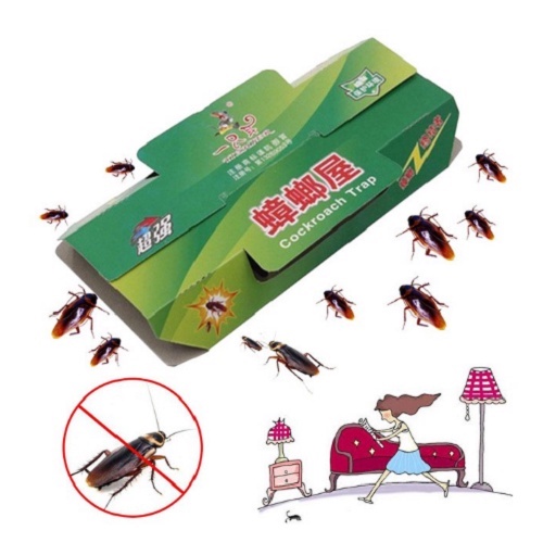 Jebakan  kecoa   Perangkap  Kecoa Lem Kecoak Cicak Rumah Mirip Hoy Hoy Pest Aman Control Controller Alat Penangkap Pengusir Pembasmi PERANGKAP KECOA + UMPAN DAN RACUN PEMBASMI KECOA/ LEM KECOA MIRIP