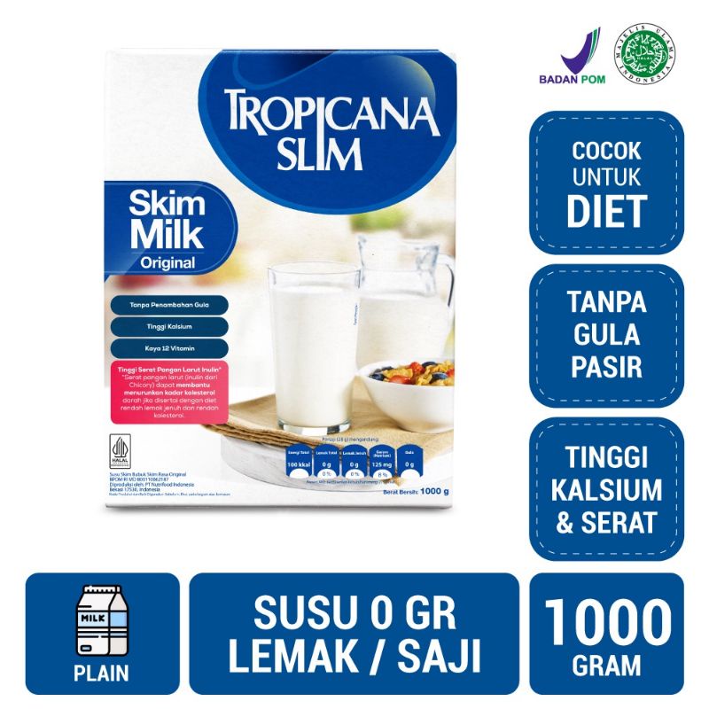 

Tropicana Slim Skim Milk Original 1000gr