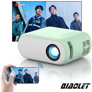 Qiaolet proyektor mini portable hp lcd proyektor mini Mendukung koneksi ke ponsel android ponsel ios