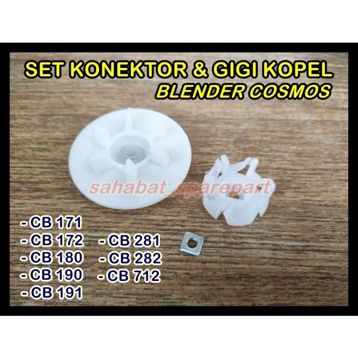 Set Konektor & Gigi Kopel Blender Cosmos Cb 190 191 Cb 281 282