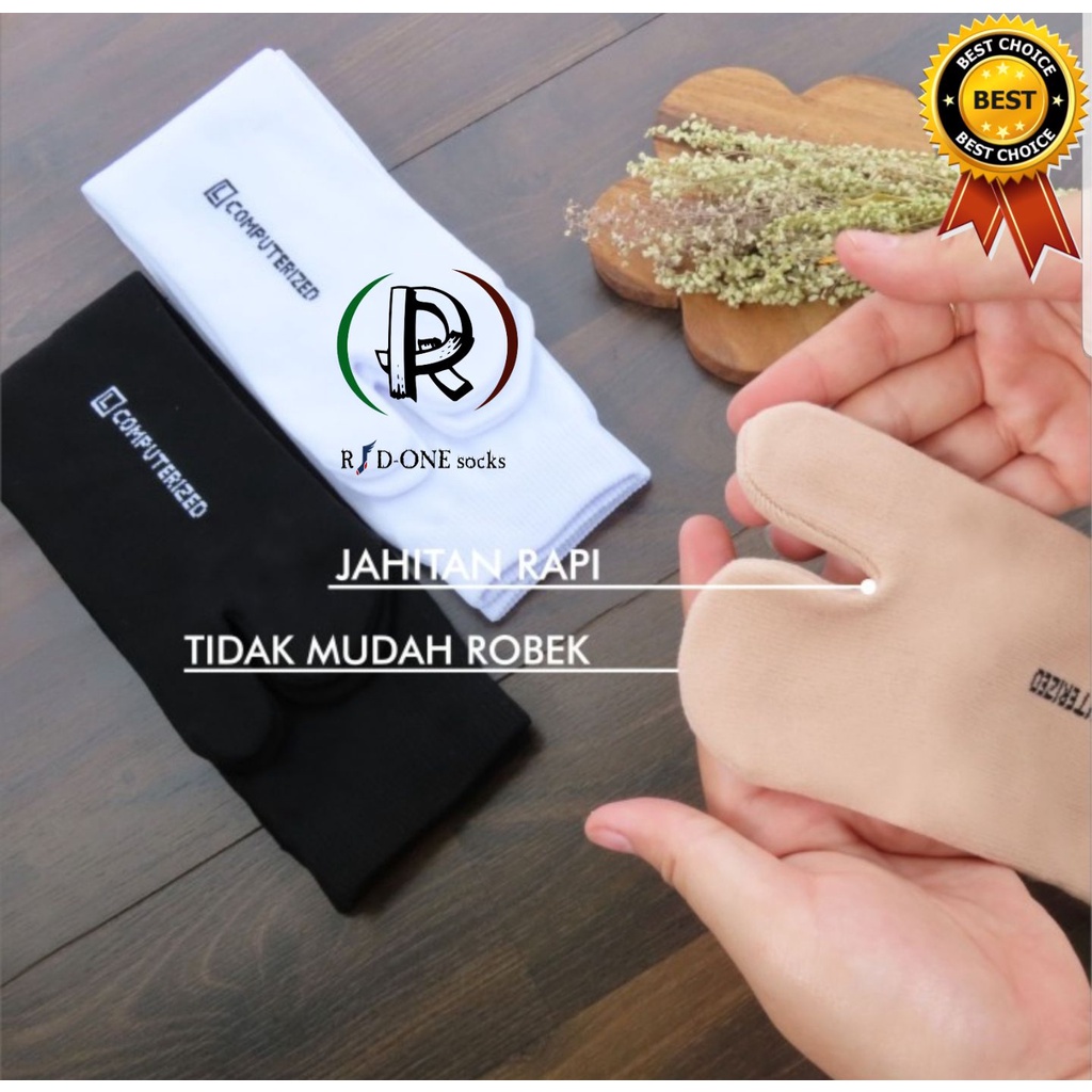 Kaos kaki Muslimah Jempol Polos Nylon Spandek Pendek Panjang