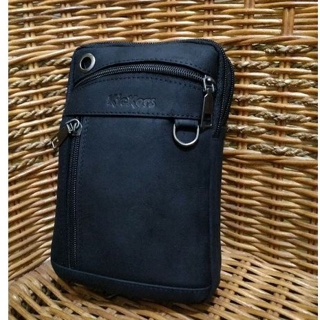 TAS SELEMPANG MINI KULIT.MULTIFUNGSI.TEMPAT HP PRIA DAN WANITA