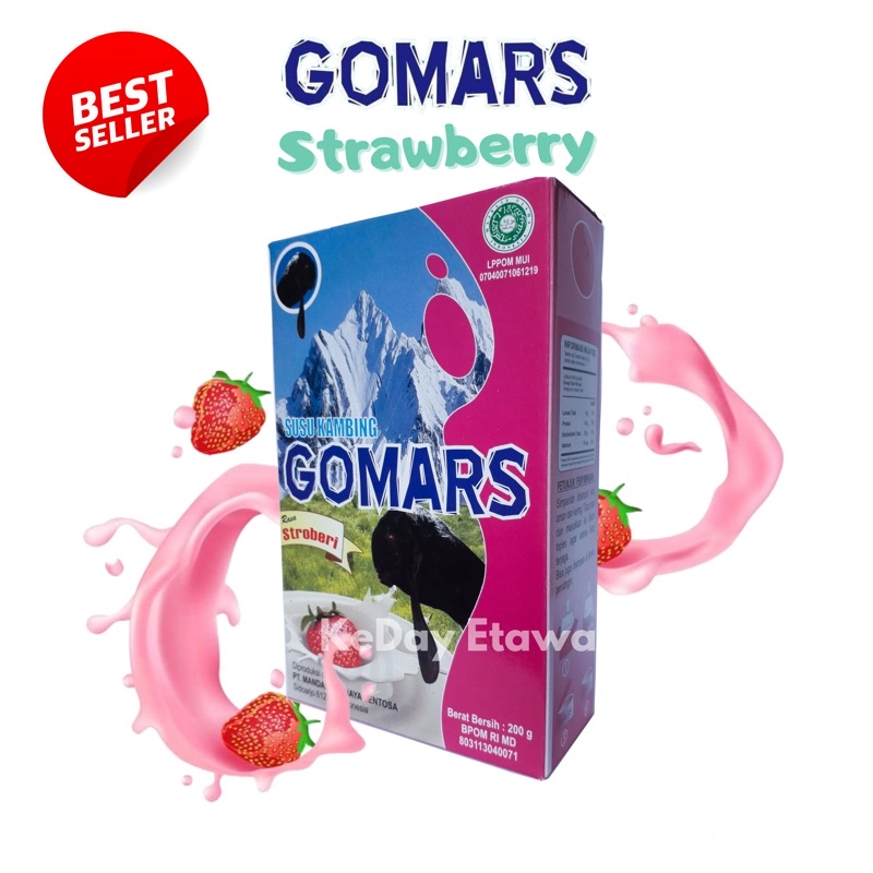 

SUSU KAMBING ETAWA GOMARS RASA STROBERI 200 GRAM