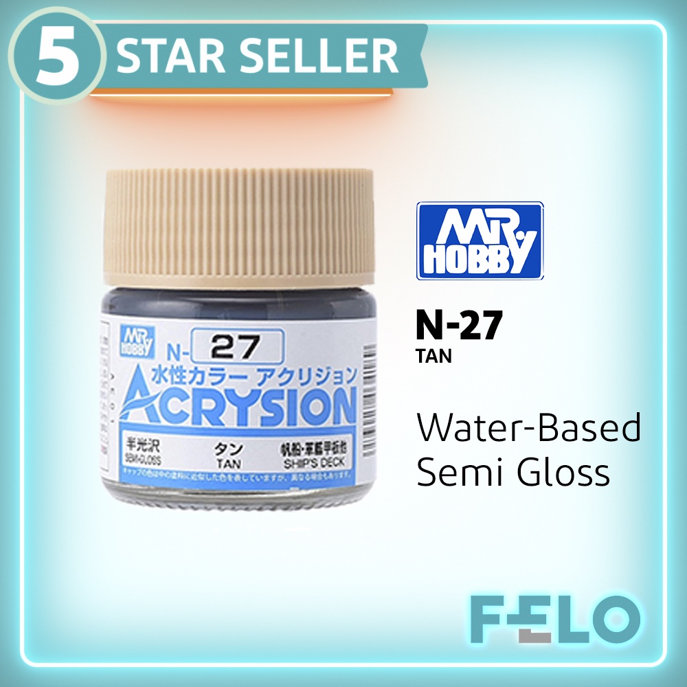 Jual CAT GUNDAM - MOKIT ACRYSION TAN N 27 / MR HOBBY N27 | Shopee Indonesia