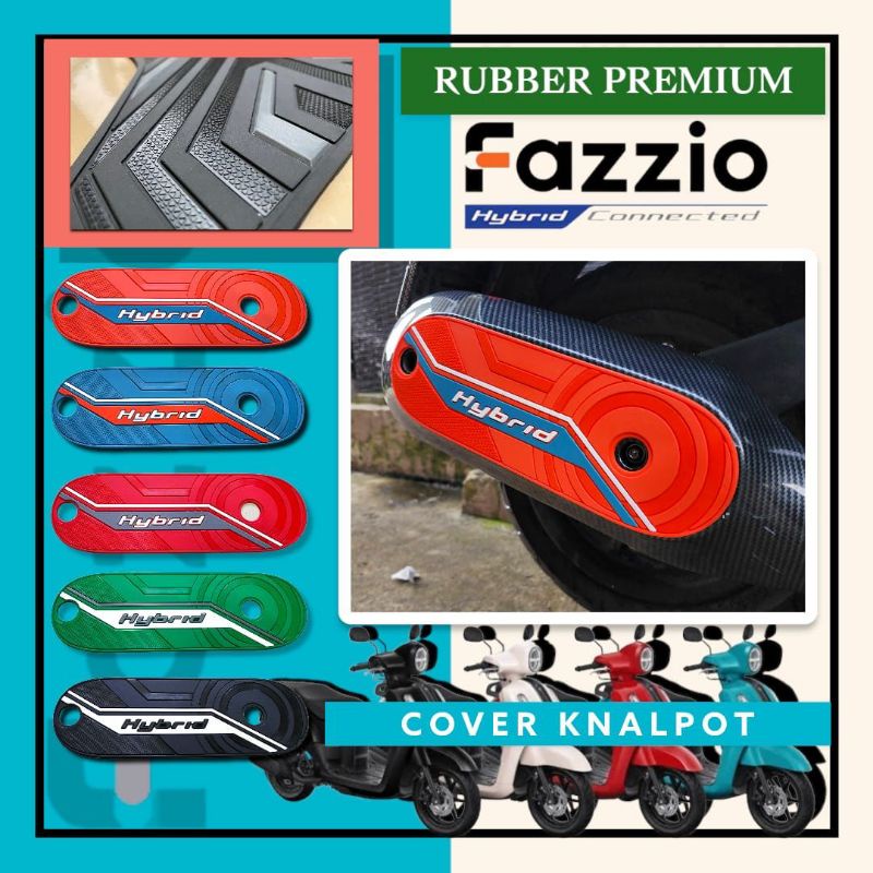 Cover Knalpot Fazzio Rubber Stiker Karet Knalpot Fazzio