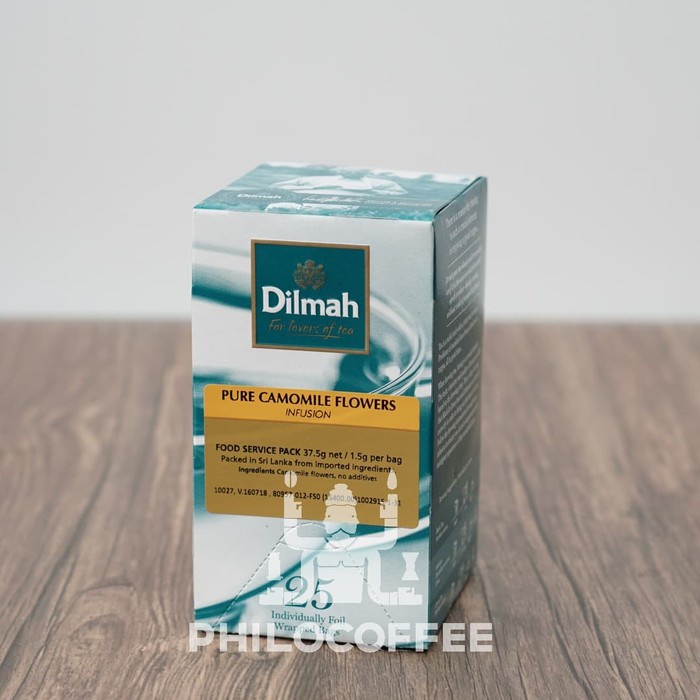 

TEH DILMAH CAMOMILE TEA 25 SASET (25 FOIL ENVELOPED X 1,5GR) TEA BAG