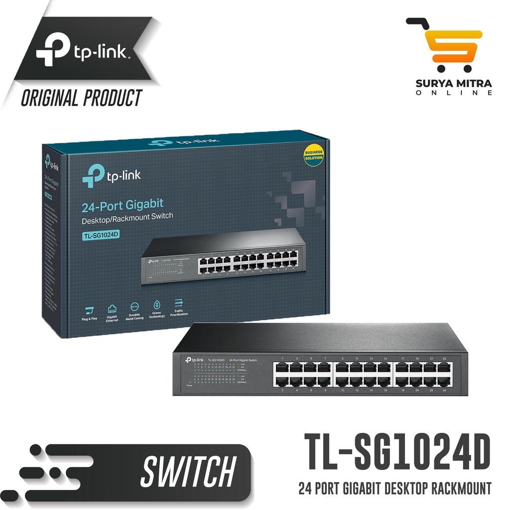 Switch Gigabit TP-Link TL-SG1024D 24 Port