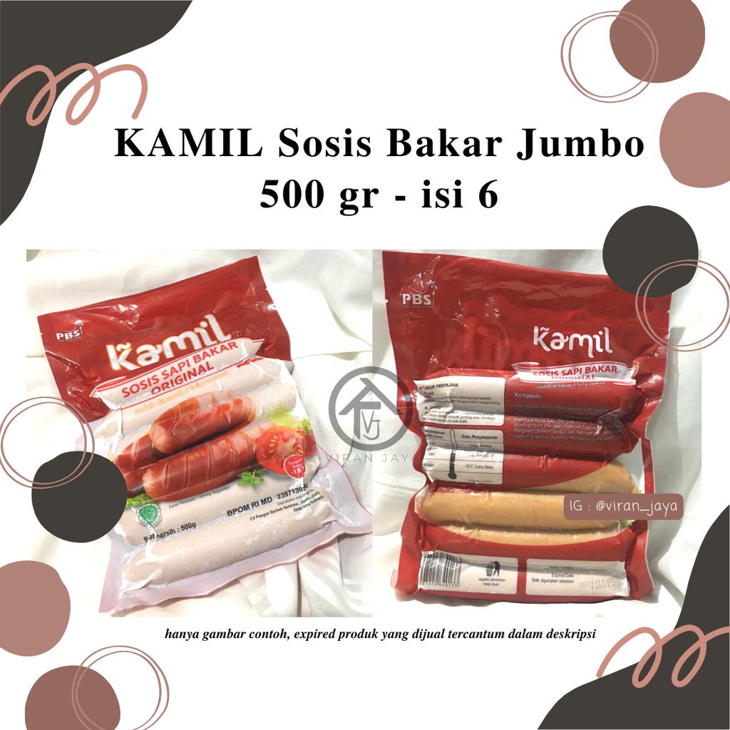 

Sosis Bakar Jumbo Kamil 500 gr - Frozen Food