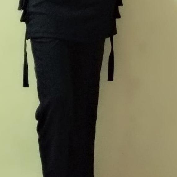 Celana senam rok kantong - Hitam, L