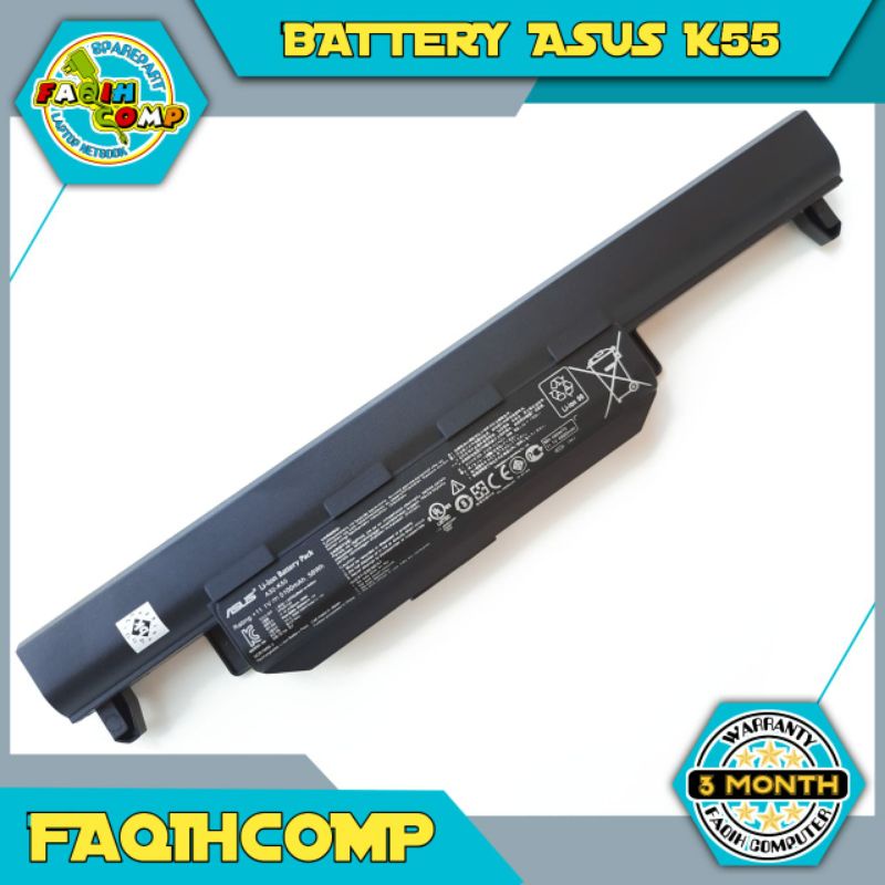 Baterai Laptop Original ASUS K45 K55 K45D X45A X45C X45U X45VD A45 A45A A45D A45DE A45VD A45V A45DR A55V A55VD A32-K55 A33-K55 A41-K55