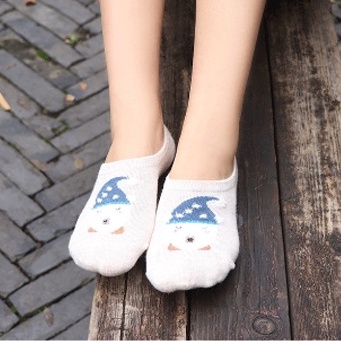 Kaos Kaki Wanita Invisible Socks Non Slip Untuk Dewasa D1223