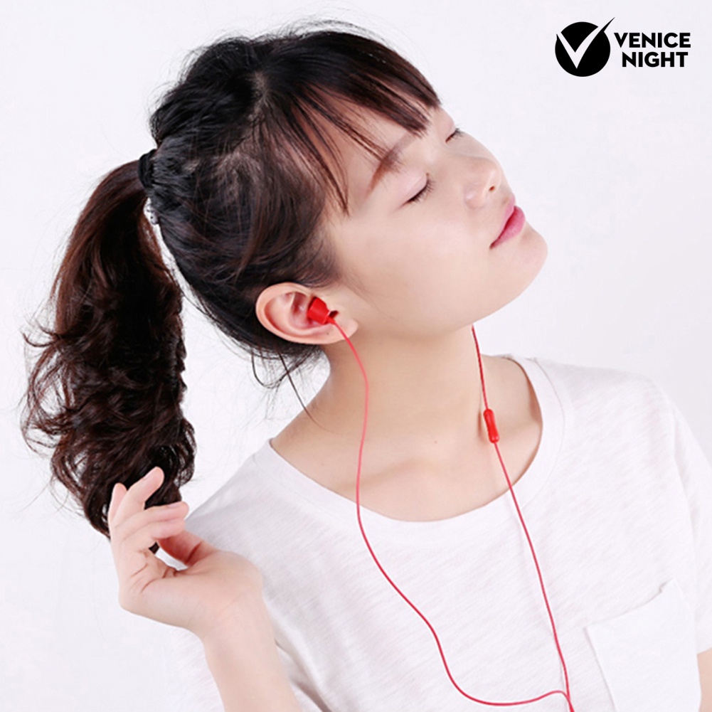 (VNEP) (Berkabel) Remax RM-502 3.5mm Stereo Ponsel Earphone In-ear Headset dengan Mic