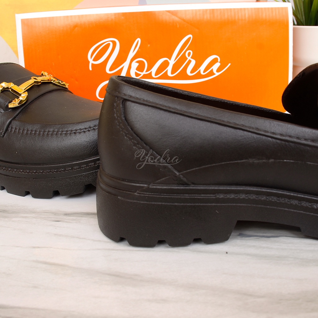 Yodra Lexi Wedges Jelly Shoes Import YDR309 Real Pict