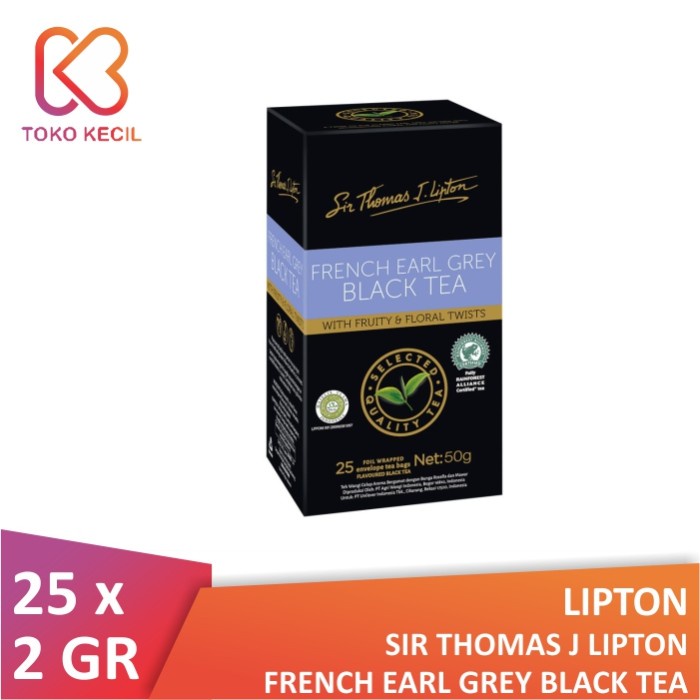 

LIPTON STL FRENCH EARL GREY BLACK TEA (25 X 2GR)