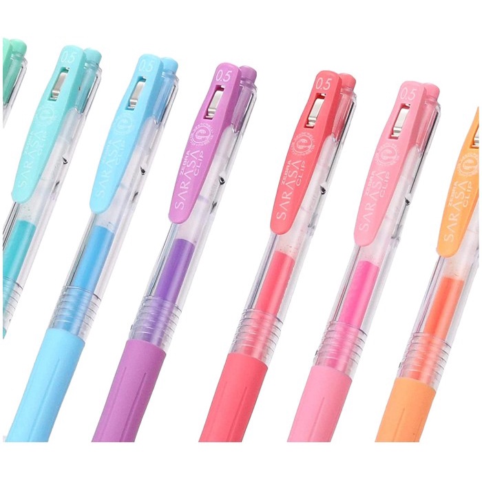 

Zebra Sarasa Clip 0.5 Mm Gel Ballpoint Pen Milk Set Of 5 8 Color [Populer]