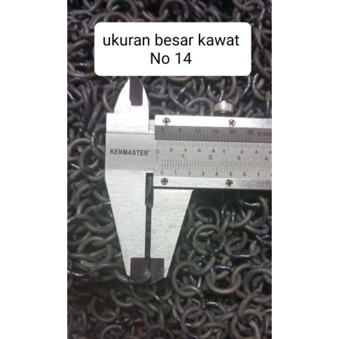 Batu Rantai Kawat Jala las no 14D12