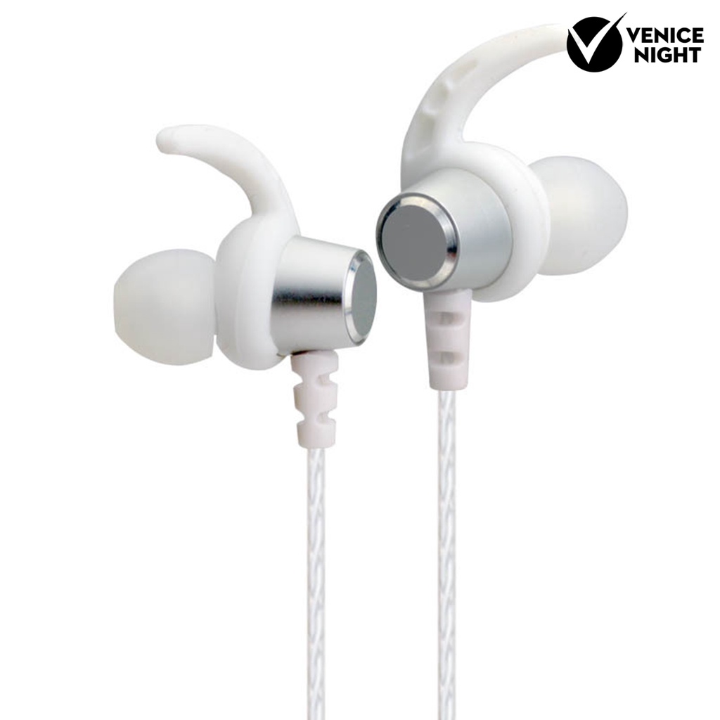 (VNEP) (Berkabel) Earphone In-ear Noise Reduction 3.5mm Heavy Bass Sports Gaming Headset dengan Mikrofon untuk Ponsel