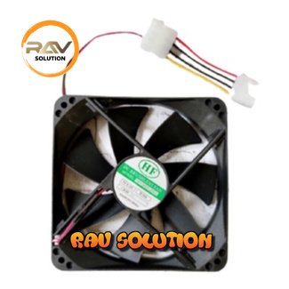 FAN CASING 12CM HITAM / FAN CASE 12 CM / KIPAS CPU + BAUT
