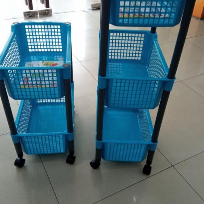 Rak Buku / Rak Salon / Rak Serbaguna Praktisa Susun 3 Lion Star