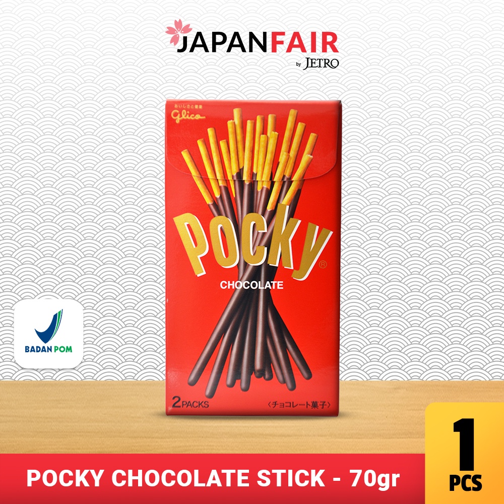 Jual Snack Biskuit Impor Jepang Glico Pocky Chocolate Stick Stik Coklat