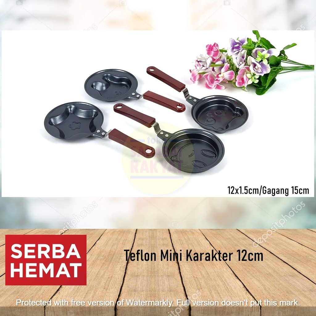 Teflon Mini Karakter/Teflon Teflon 12cm