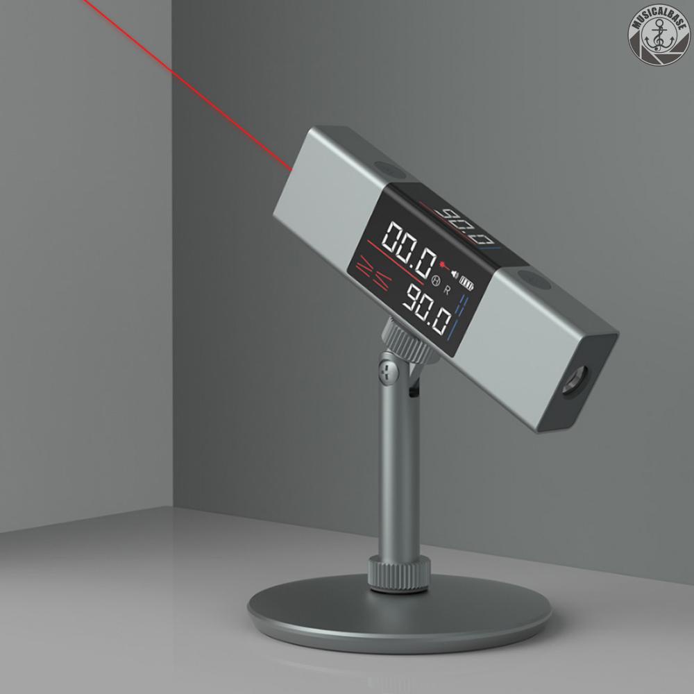 Atuman DUKA LI1 Inclinometer Digital Laser Pengukur Level Kemiringan 360 Derajat Rechargeable° Layar Laser LED Ganda