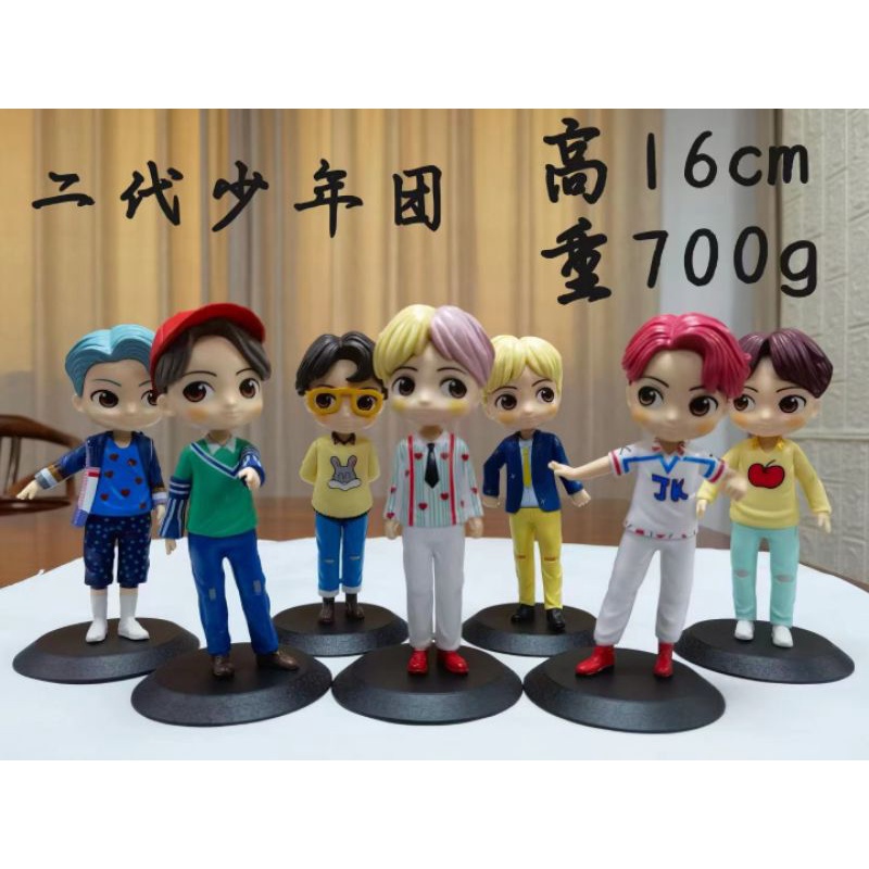 Miniatur BTS set isi 7/ KPop Jimin BTS /pajangan lemari/ topper murah