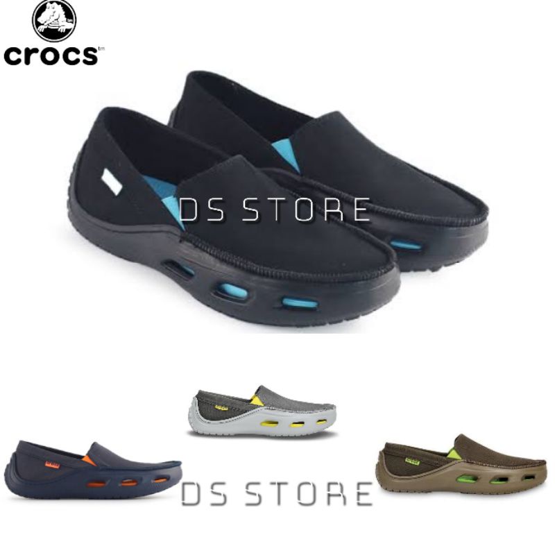 sepatu crocs tideline canvas man / crocs tideline canvas / sepatu crocs pria