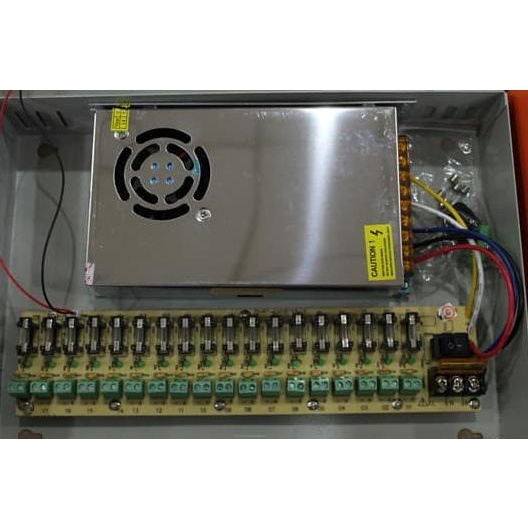 panel cctv - power cctv - power supply box 12V 20A CCTV