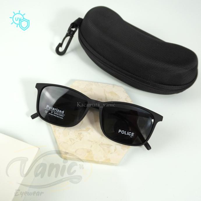 NEW SALE KACAMATA HITAM POLARIZED POLICE 1216 PRIA WANITA TERBAIK