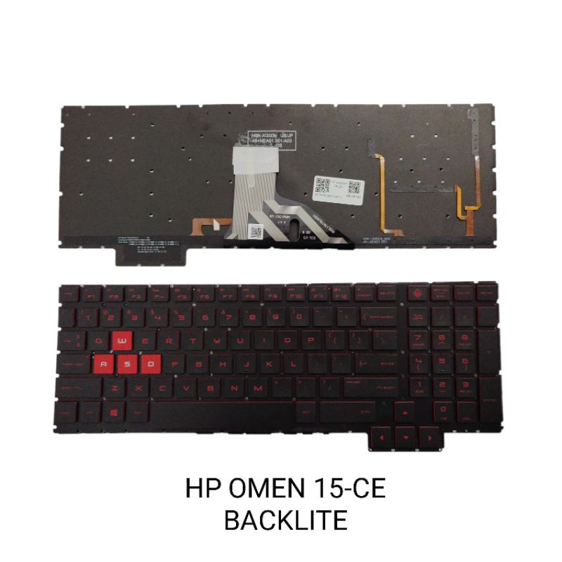 HP Omen 15-CE Backlite
