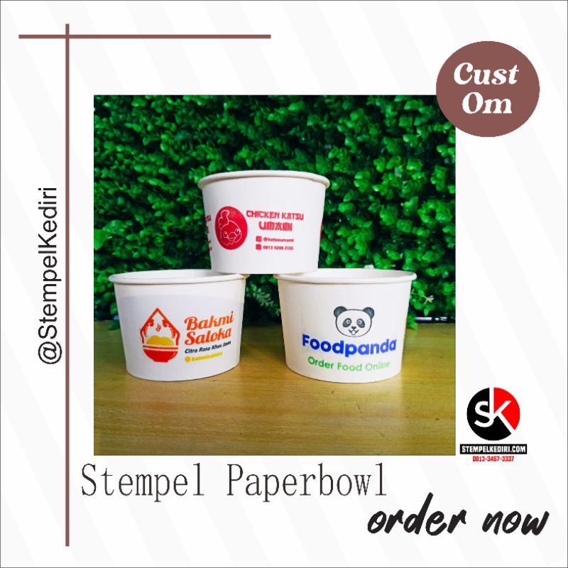 

Stempel paperbowl,sablon paperbowl,satu paket lebih hemat