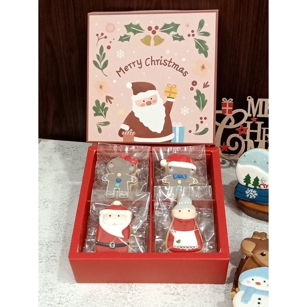 

2022 Hampers Natal Butter Cookies Christmas Snowman Gingerbread Man