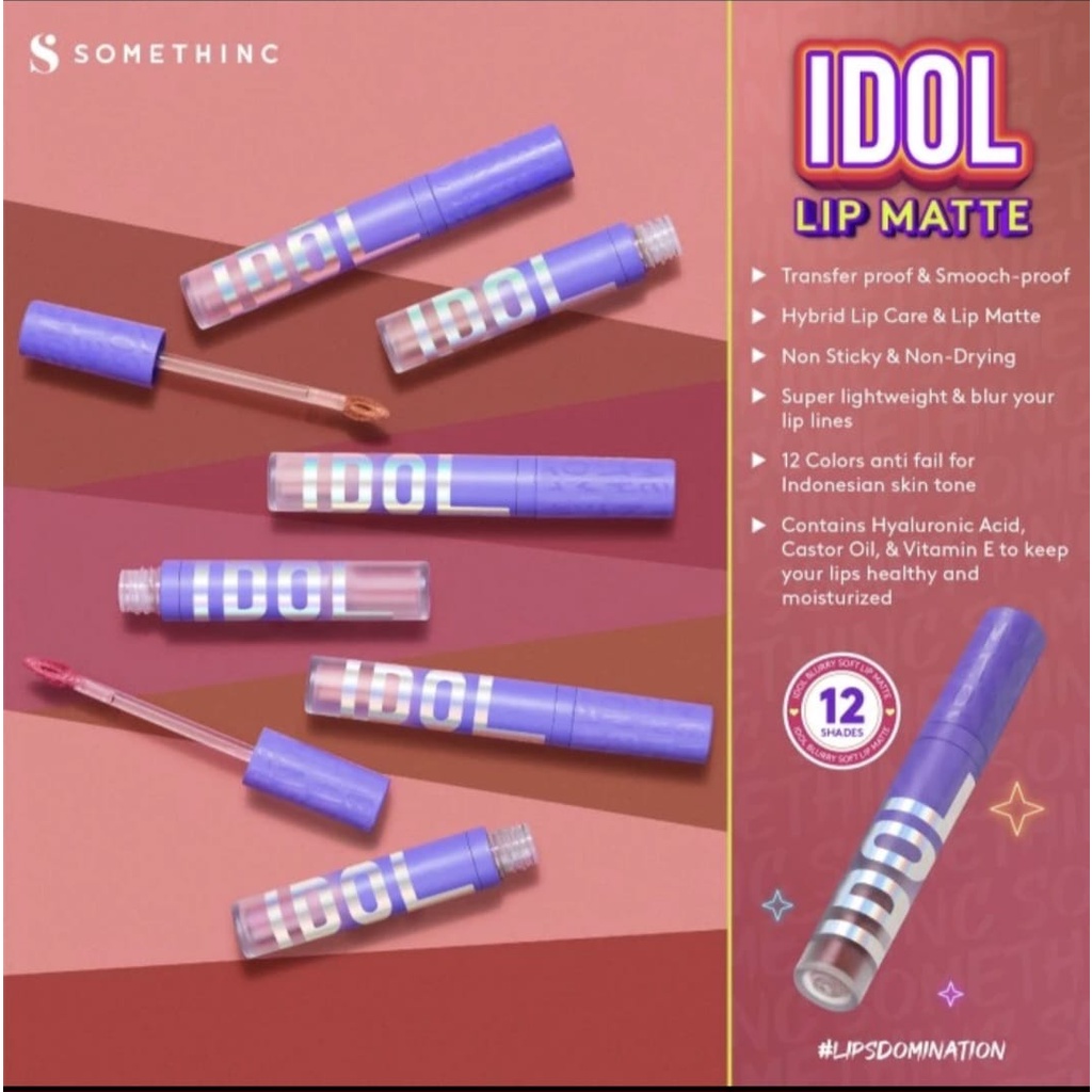 SOMETHINC Idol Blurry Soft Lip Matte (NEW SHADES)