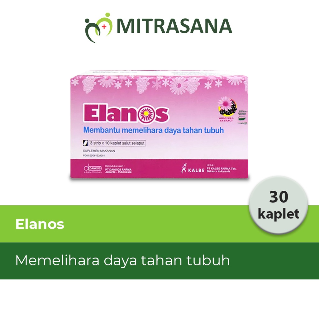 Elanos 30 Kaplet - Suplemen Daya Tahan