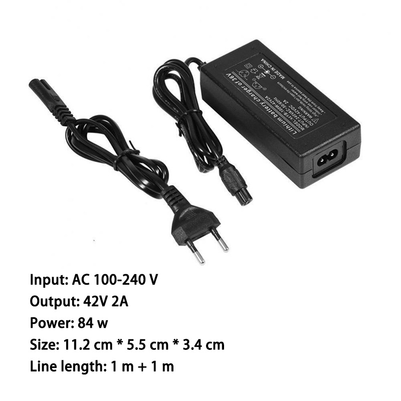 【Universal 42V 2A】Adapter Charger Baterai Sepeda Elektrik/Adapter Scooter Elektrik/Adaptor Charger Smart Wheel Hoverboard