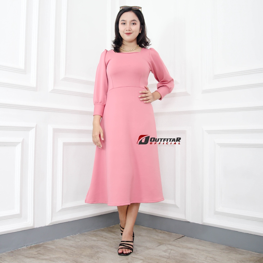 Dress Wanita Baju Wanita Pesta Korea Style Hight Quality Premium Aurora