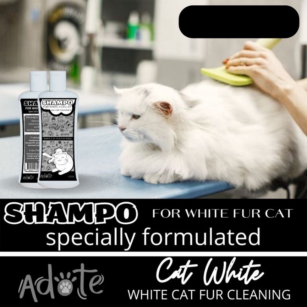 SHAMPOO KUCING BULU PUTIH SHAMPO KUCING PET SHAMPOO WHITE COAT FEZONE