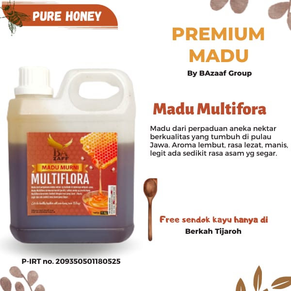 

Madu Murni Asli Premium Nektar Multifora 1kg