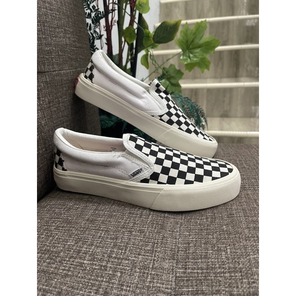 TERMURAH !!Sepatu checkboard slip on/sloop pria wanita
