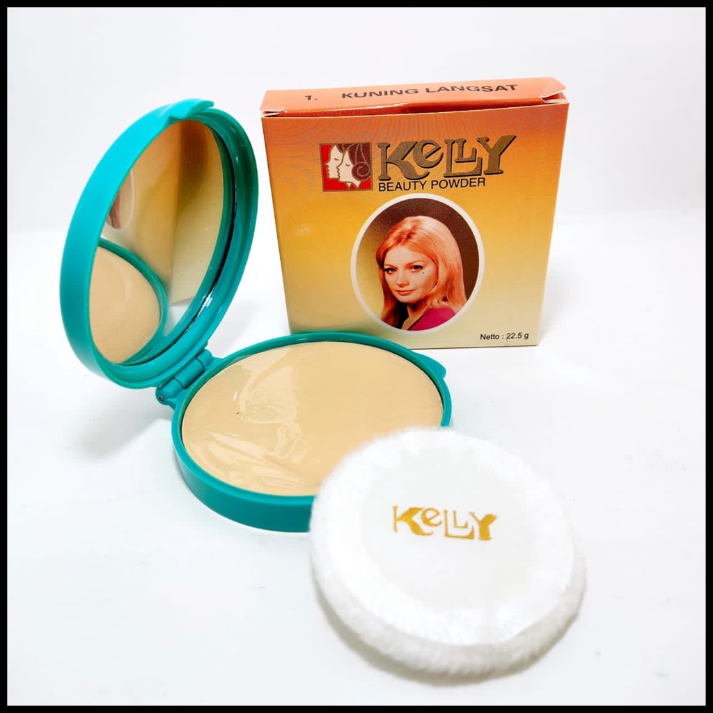 Bedak Kelly Compact Beauty Powder Original BPOM