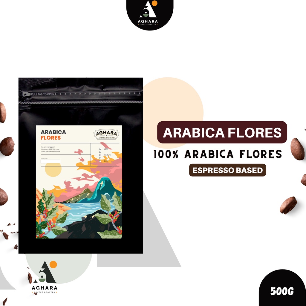 

Kopi Arabica Flores 500 Gram - Aghara Coffee Roaster