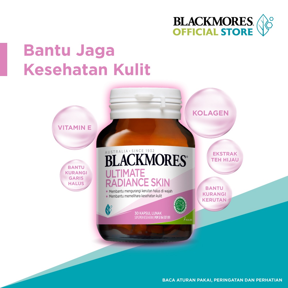 Blackmores Ultimate Radiance Skin - 30 Kapsul (Sertakan Packing Tambahan - Baca Deskripsi)