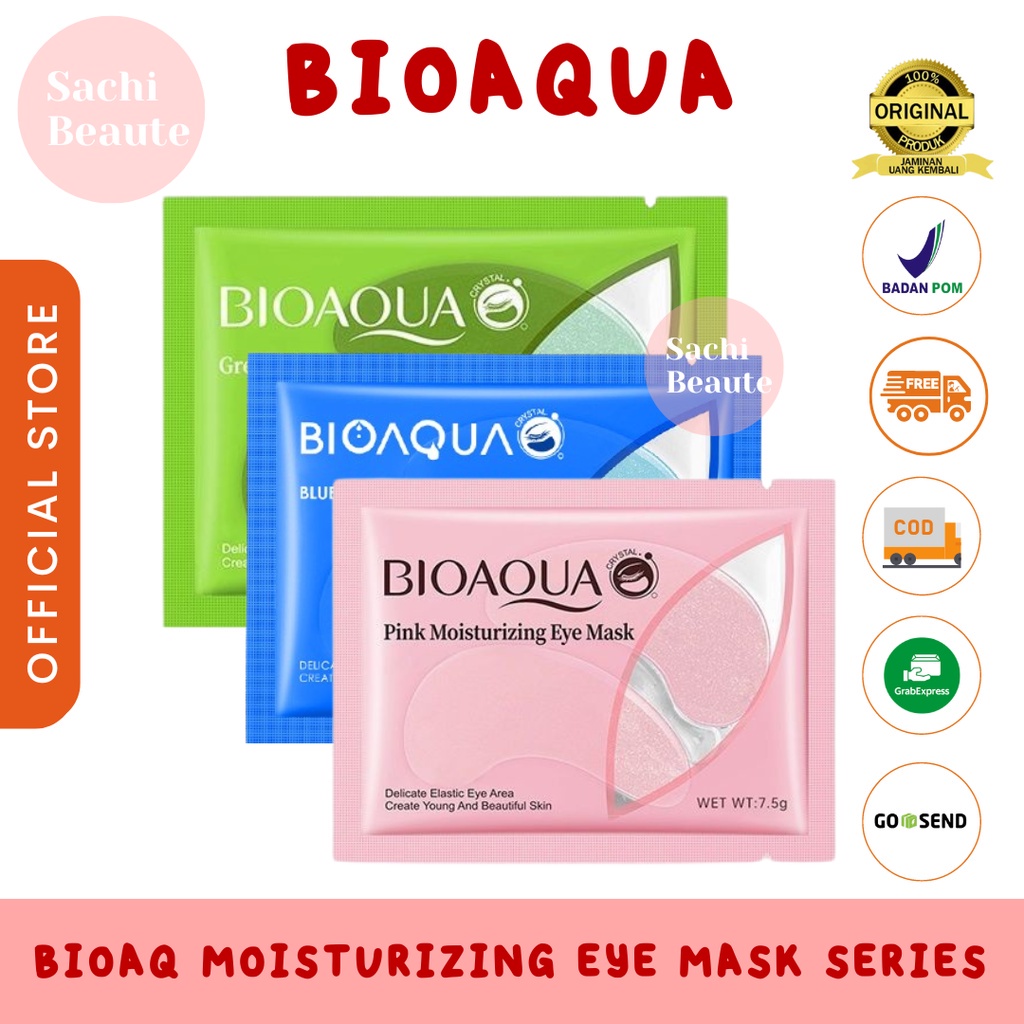 Bioaqua Eye Mask Moisturizing Masker Mata 7.5g Memudarkan Kerutan Mata ORIGINAL BPOM