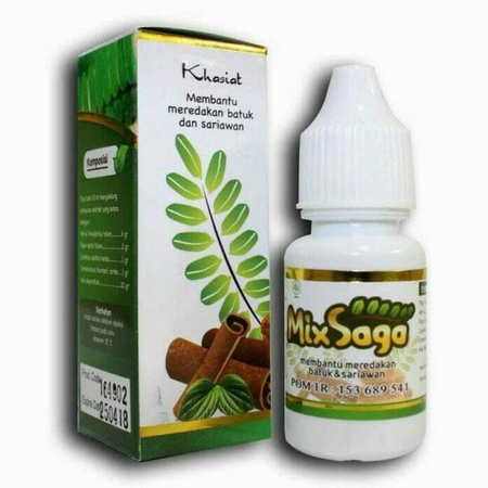 Obat Herbal Anak Sariawan dan Batuk Mix Saga 20 gr