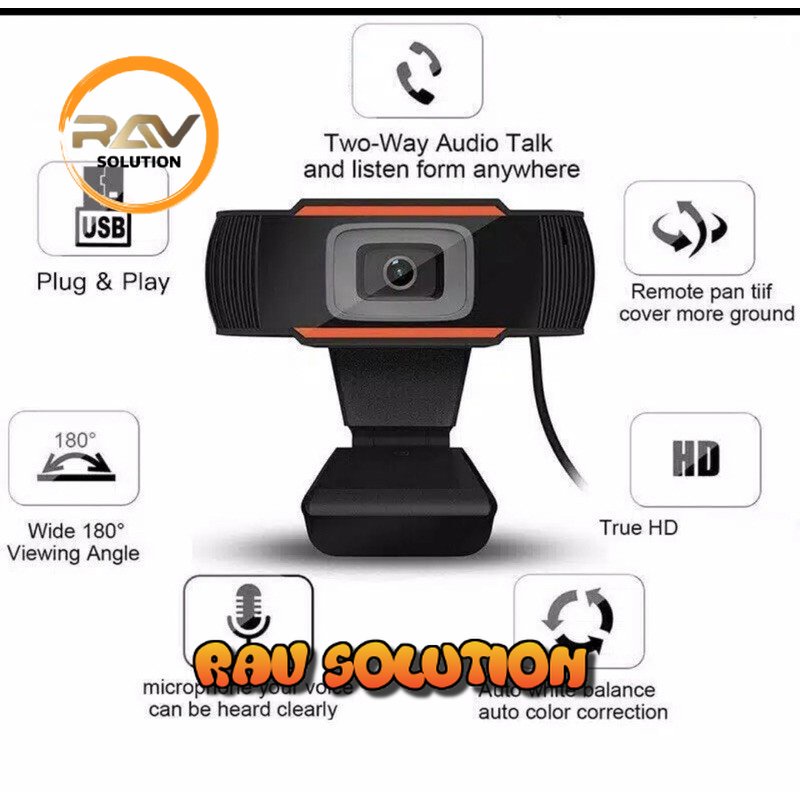 Webcam laptop 1080P 4k/Webcam  PC 1080P 4k/Webcam laptop 720P 4K/Webcam PC 720P 4k full HD  - RAV SOLUTION