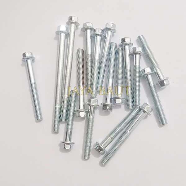 1 Pak Baut Blok Mesin Kanan Kiri Yamaha Vega R New / Baut Blok Mesin Vega R New