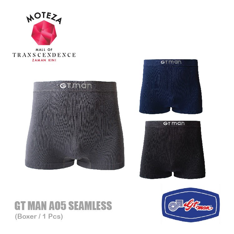 Moteza Celana Dalam Underwear Boxer Pria - GT Man AO5 Seamless / AO6 / SPFB / 704BW-BX